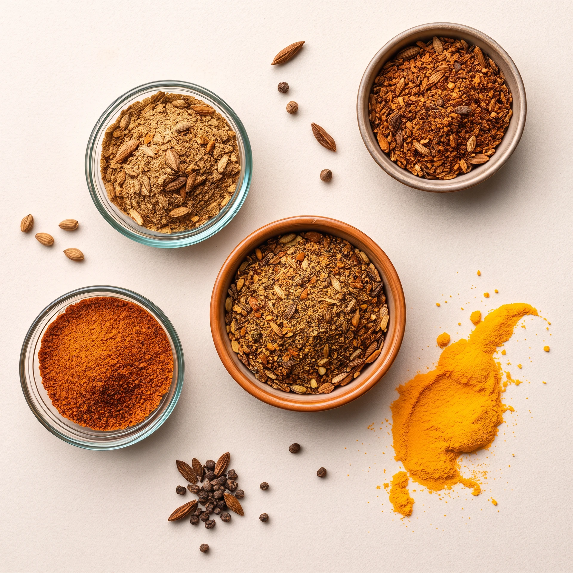Assorted Indian export spices